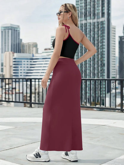 Summer Sexy One Shoulder Crop Top Maxi Skirt Set Women High Waist Slim Fit 2 Piece Outfit For Date Night