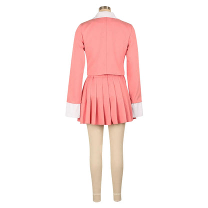 XTOCEAN INS Women Fashion Pleated Mini Skirts Suit and Shirt Patchwork Long Sleeve Blazer Matching 2 Two Piece Set Outfits