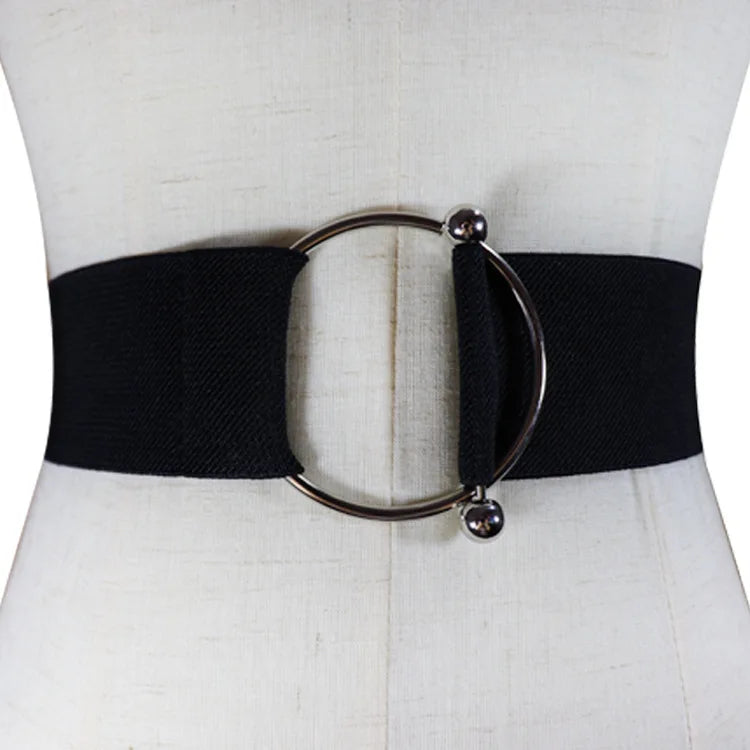Women's Waistband Tight Belt Dress Fashion Elasticity Wide Belt Luxury 5cm Shirt Girdle