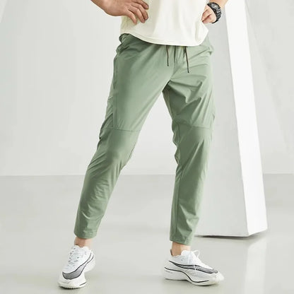 Mens Joggers Sweatpants Thin Casual Hip Hop Trousers Gyms Tracksuit Workout Track Pants Brand Jogger Fitness Pants Men
