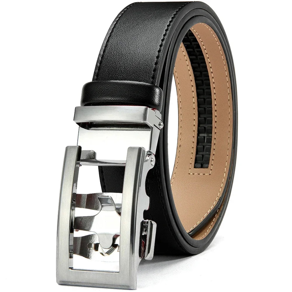 Mens Belt Automatic Metal Alloy Buckle Mens Belt Genuine Leather Luxury Belt for Men Belt Strap Male High Quality Designers
