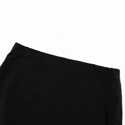 Fashion For Women Black Long Skirts High Waist Slim Seamless Elegant Ladies Gown Casual Summer 2024 New Female Maxi Skirts